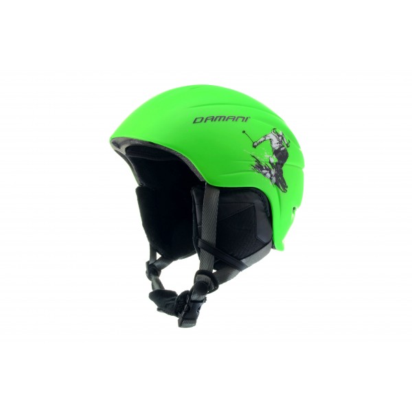 Dětská lyžařská helma Damani - Skier C02 - zelená