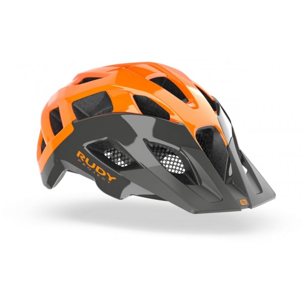 Cyklistická helma Rudy Project CROSSWAY - lead/orange fluo shiny