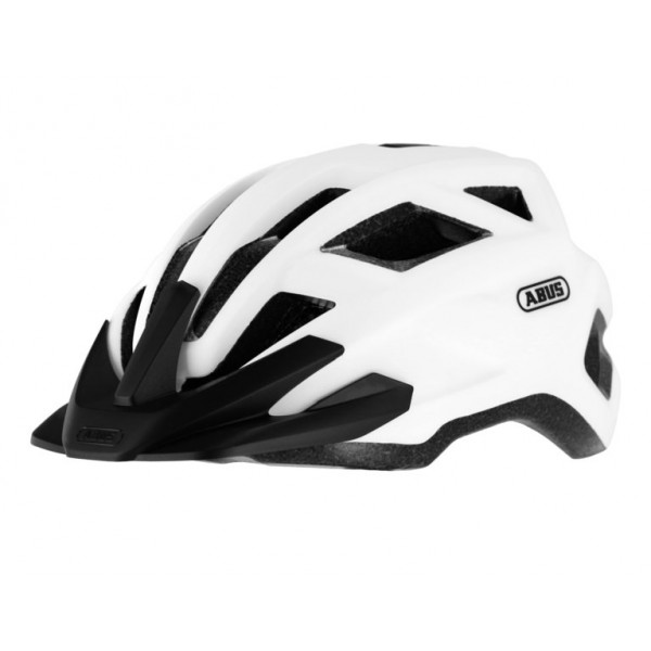 Dětská cyklistická helma ABUS MOUNTZ POLAR WHITE M