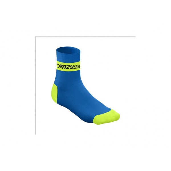 Cyklistické ponožky CRAZY CARBON SOCKS ENERGY-BLUETTE