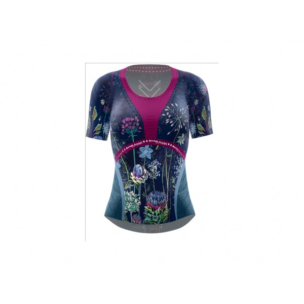 Dámské ultralehké běžecké tričko CRAZY T-SHIRT SLASH WOMAN MANDALA