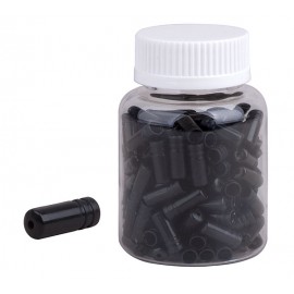Koncovka bowdenu plast PRO-T 4mm černá (láhev 250ks)