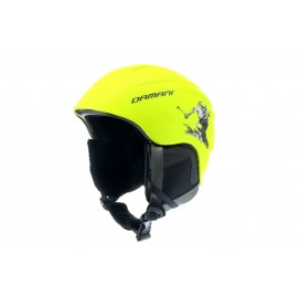 Dětská lyžařská helma Damani - Skier C02 - žlutá