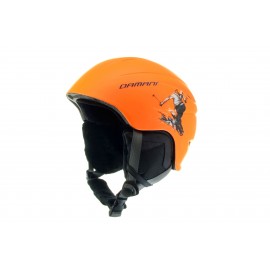 Dětská lyžařská helma Damani - Skier C02 - oranžová