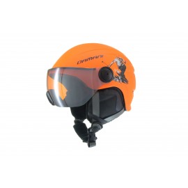 Dětská lyžařská helma Damani - Skier Visor C03 - oranžová