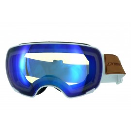 Magnetické brýle dámské Damani - GA04 - bílá (Sada=1x obručka, 1x modré zrcadlové sklo Revo, 1x rozj