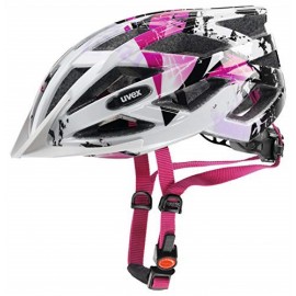 Cyklistická helma UVEX AIRWING uni - bílá/růžová/černá